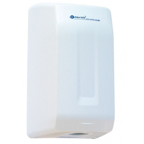Automatyczna suszarka do rąk Merida Smartflow M44A 1100 W, gładki biały ABS o grubości 3 mm